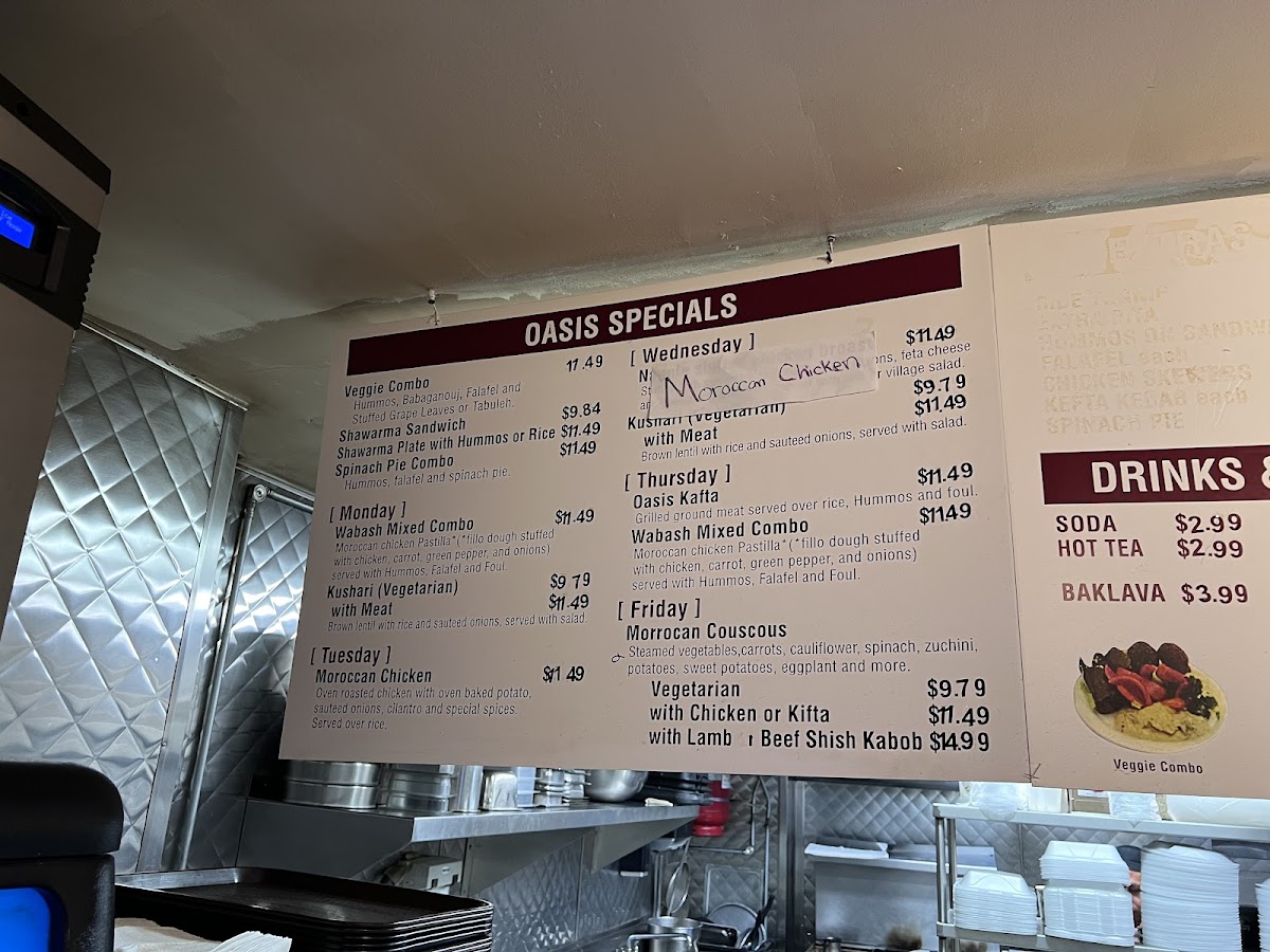 Menu Oasis Cafe-8